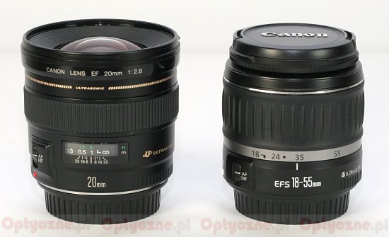 Canon EF 20 mm f/2.8 USM - Budowa i jakość wykonania Canon EF 20 mm f/2.8 USM - Budowa i jakość wykonania