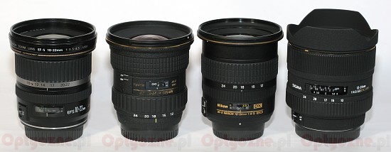 Sigma 12-24 mm f/4.5-5.6 EX DG Aspherical HSM - Budowa i jako wykonania