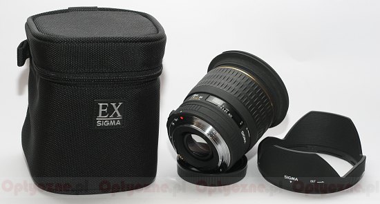 Sigma 20 mm f/1.8 EX DG Aspherical RF - Budowa i jako wykonania