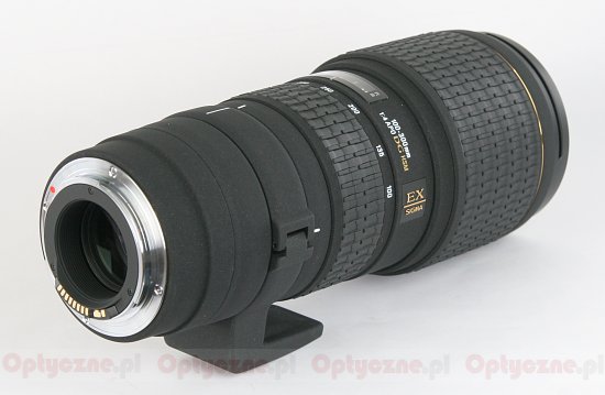 Sigma 100-300 mm f/4 DG EX APO IF HSM - Budowa i jako wykonania