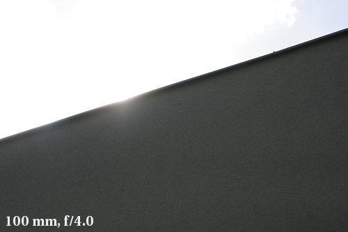 Sigma 100-300 mm f/4 DG EX APO IF HSM - Odblaski