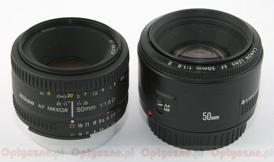 Nikon Nikkor AF 50 mm f/1.8D - Budowa i jako wykonania