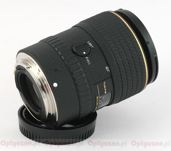 Tokina AT-X M100 PRO AF D 100 mm f/2.8 - Budowa i jakość wykonania Tokina AT-X M100 PRO AF D 100 mm f/2.8 - Budowa i jakość wykonania