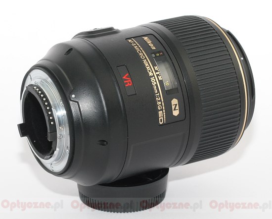 Nikon Nikkor AF-S Micro 105 mm f/2.8G IF-ED VR - Budowa i jako wykonania