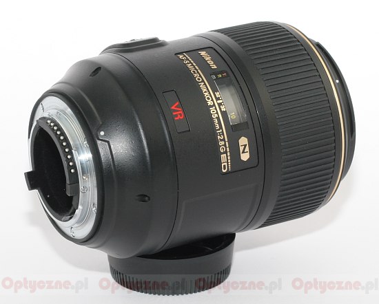 Nikon Nikkor AF-S Micro 105 mm f/2.8G IF-ED VR - Budowa i jakość wykonania Nikon Nikkor AF-S Micro 105 mm f/2.8G IF-ED VR - Budowa i jakość wykonania