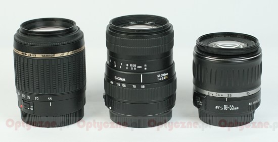 Sigma 55-200 mm f/4-5.6 DC - Budowa i jakość wykonania Sigma 55-200 mm f/4-5.6 DC - Budowa i jakość wykonania