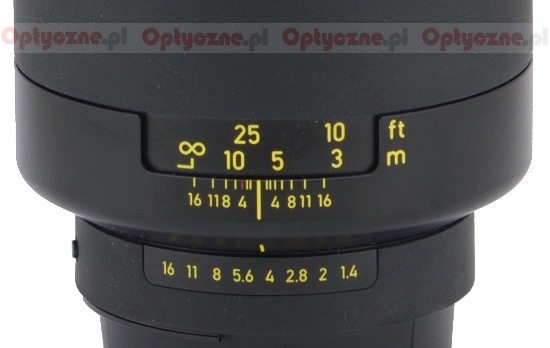 Carl Zeiss Otus 55 mm f/1.4 ZE/ZF.2 - Ustawianie ostroci