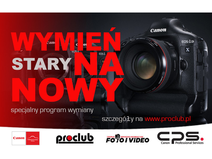 Program wymiany aparatw Canon serii 1D przeduony