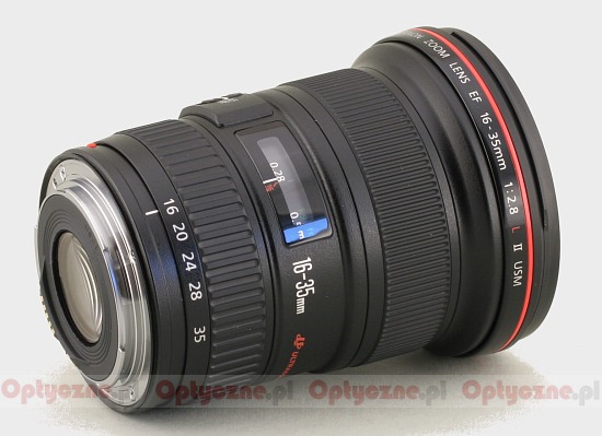 Canon EF 16-35 mm f/2.8L II USM - Budowa i jako wykonania