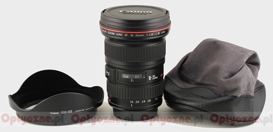 Canon EF 16-35 mm f/2.8L II USM - Budowa i jako wykonania