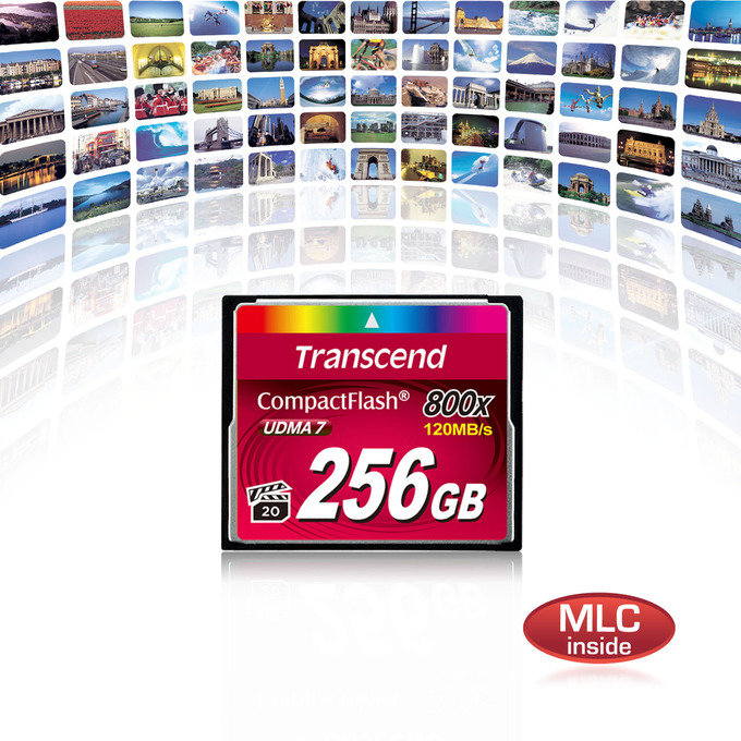 Karty Transcend CompactFlash 800x
