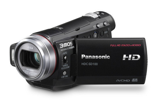 Panasonic HDC-SD100 i HDC-HS100 - nowe kamery Full HD