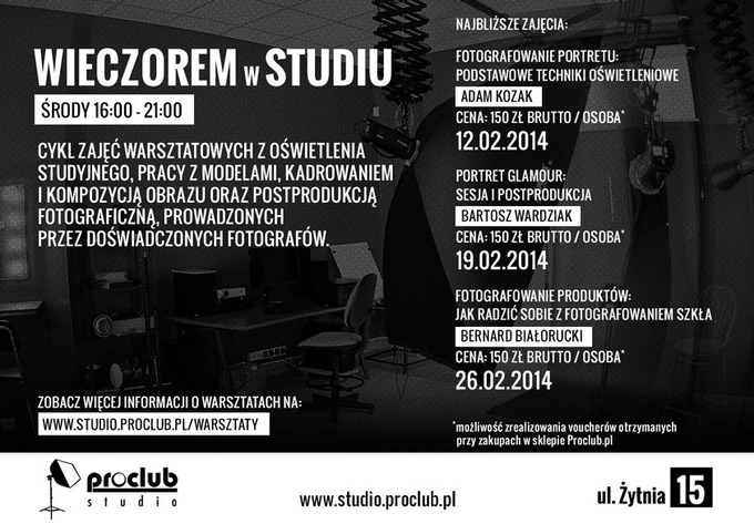 Warsztaty w Studio Proclub