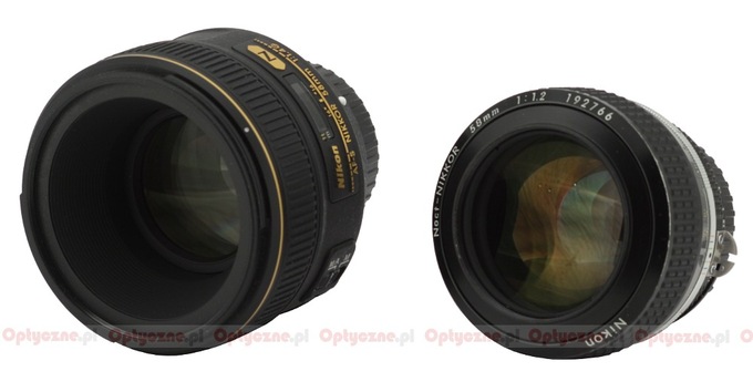 Nikon Nikkor AF-S 58 mm f/1.4G - Budowa i jako wykonania