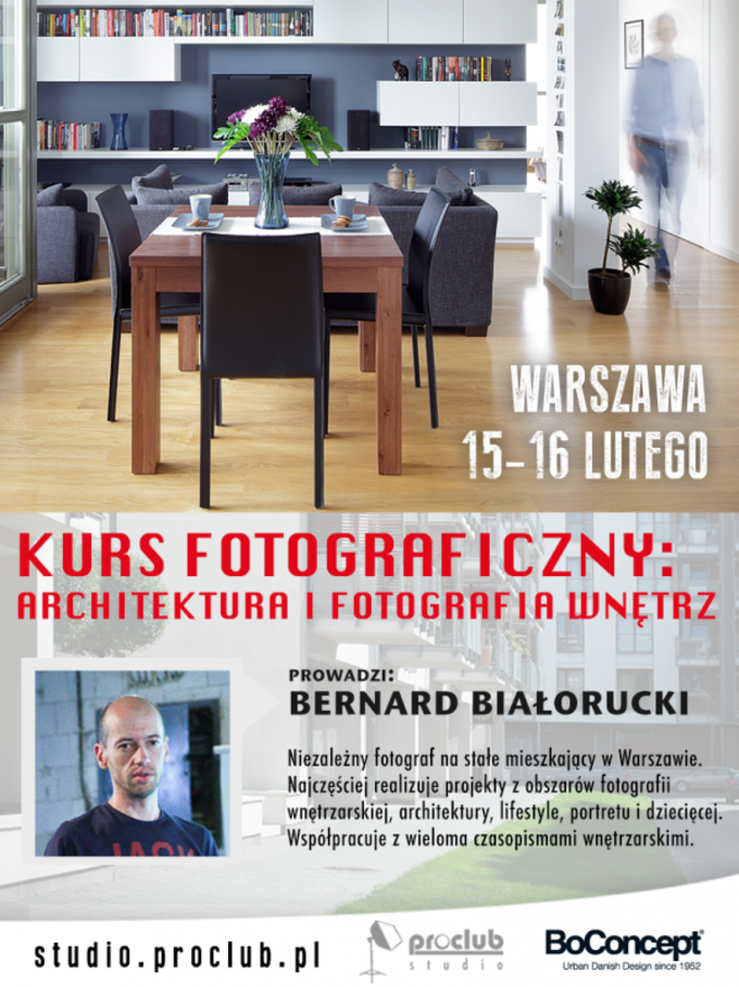 Warsztaty z fotografii architektury i fotografii wntrz
