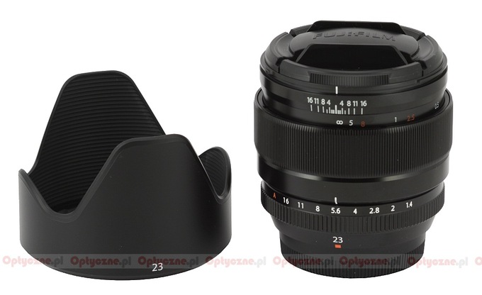 Fujifilm Fujinon XF 23 mm f/1.4 R - Budowa i jako wykonania