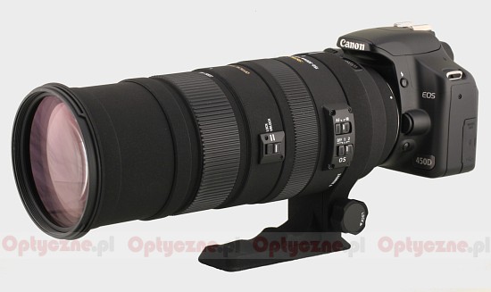 Sigma 150-500 mm f/5.0-6.3 APO DG OS HSM - Wstp