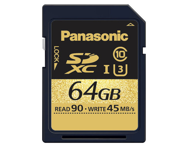 Karty pamici Panasonic SDHC/SDXC U3 Gold Series SDUC