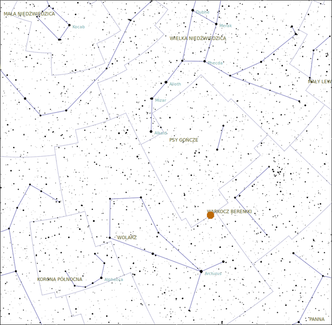 Niebo przez lornetk - M3 - Gromada kulista Messier 3 i jej gwiazdy zmienne