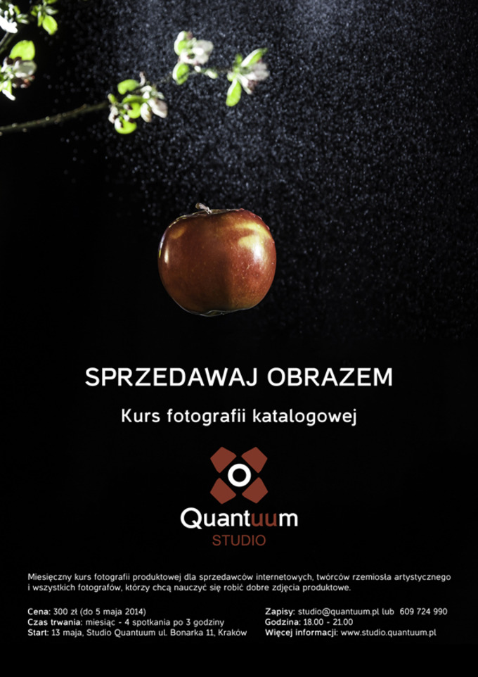 Warsztaty z fotografii produktowej w Krakowie