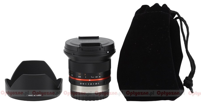 Samyang 12 mm f/2.0 NCS CS - Budowa i jako wykonania