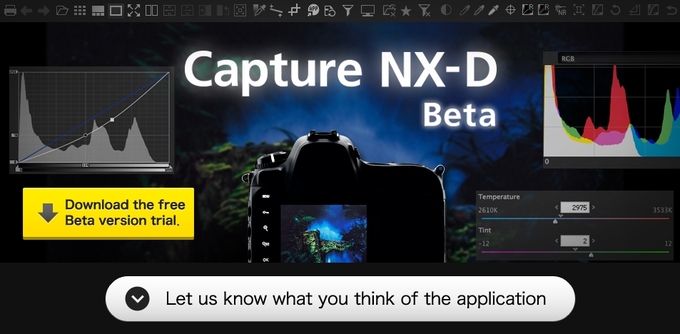 Nikon Capture NX-D Beta w wersji 0.9.2