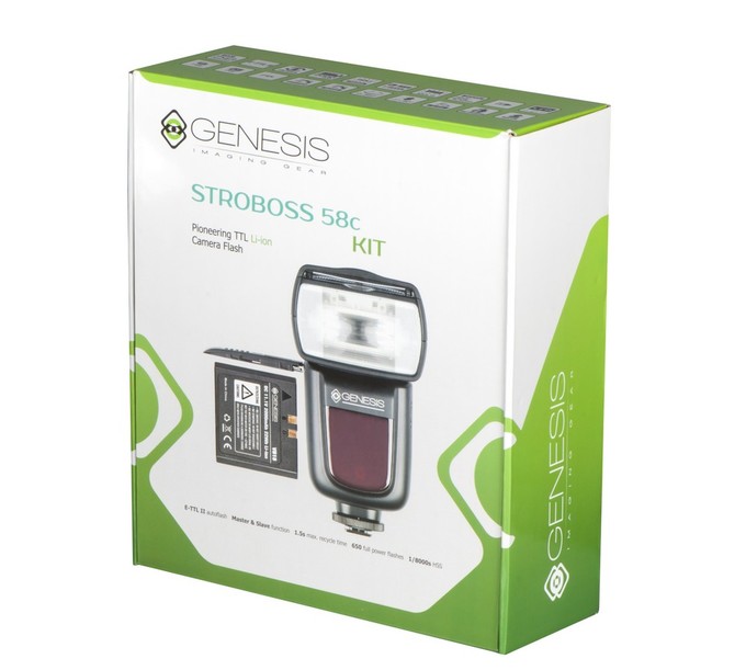 Lampa Genesis Stroboss 58c wraz z akcesoriami