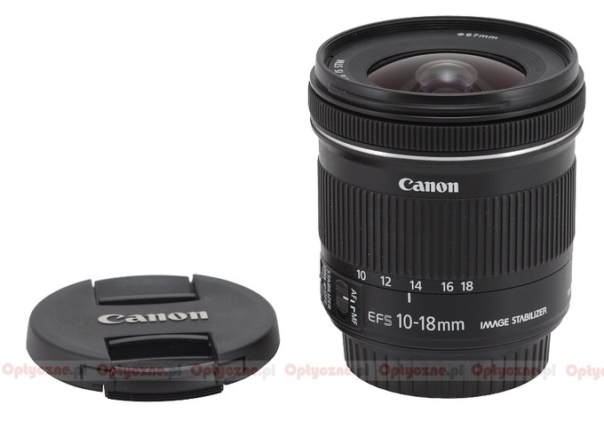 Canon EF-S 10-18 mm f/4.5-5.6 IS STM - Budowa, jako wykonania i stabilizacja