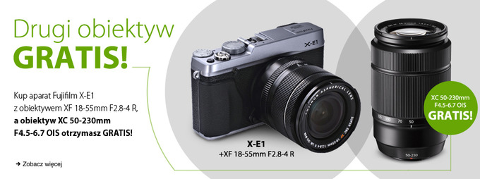Promocje od Fujifilm - obiektyw Fujinon XC 50-230 za 1 z