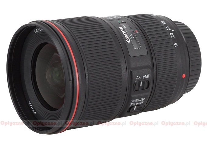 Canon EF 16-35 mm f/4L IS USM - Budowa, jako wykonania i stabilizacja