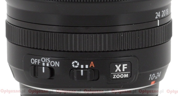 Fujifilm Fujinon XF 10-24 mm f/4R OIS - Budowa, jako wykonania i stabilizacja
