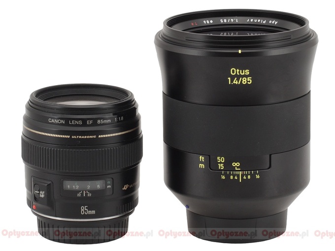 Carl Zeiss Otus 85 mm f/1.4 - Budowa i jako wykonania