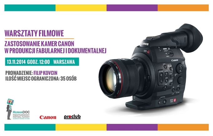 Warsztaty filmowe z kamerami Canon