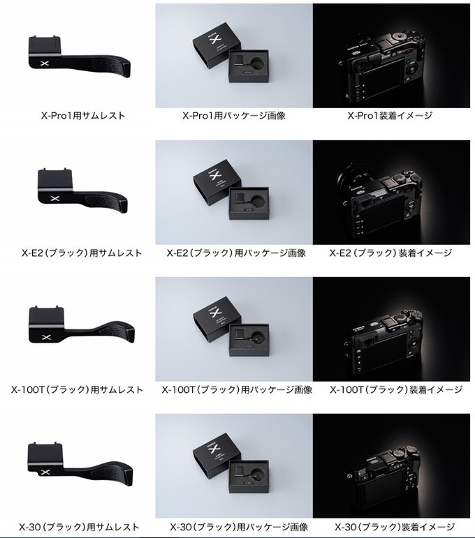 Gripy pod kciuk dla aparatw Fujifilm