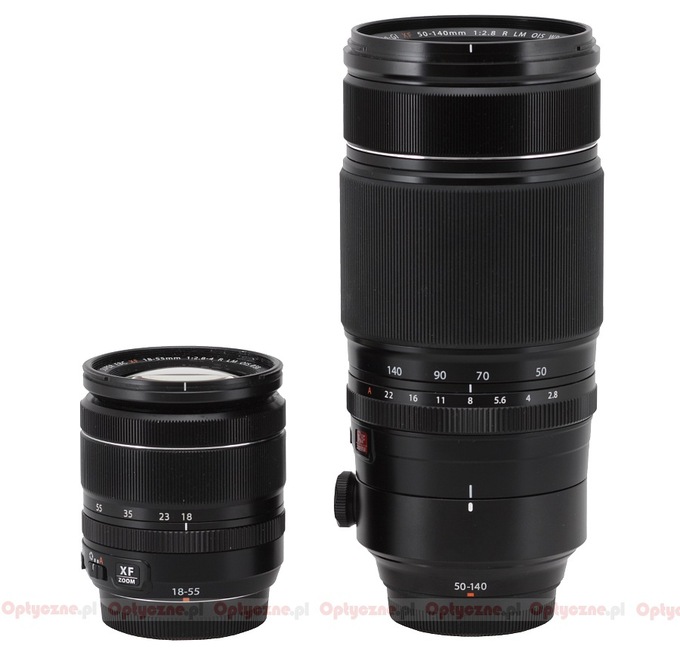 Fujifilm Fujinon XF 50-140 mm f/2.8 R LM OIS WR  - Budowa, jako wykonania i stabilizacja