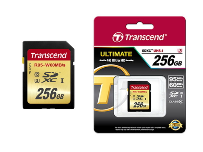 Nowa karta Transcend 256GB SDXC UHS-I