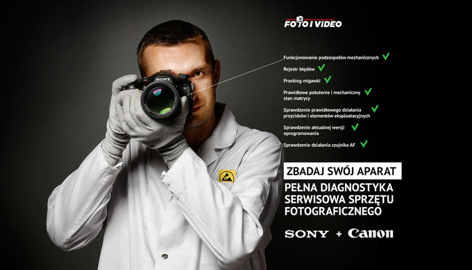 Usuga diagnostyki aparatu dla uytkownikw Sony