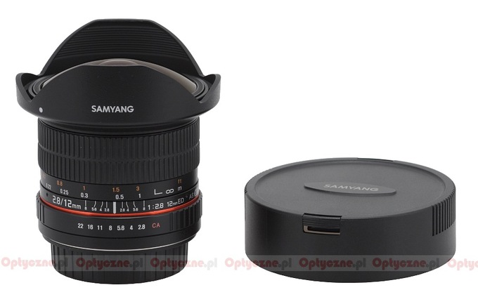 Samyang 12 mm f/2.8 ED AS NCS Fish-eye - Budowa i jako wykonania