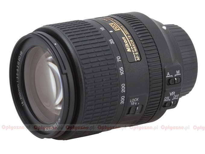 Nikon Nikkor AF-S DX 18-300 mm f/3.5-6.3G ED VR - Budowa, jako wykonania i stabilizacja