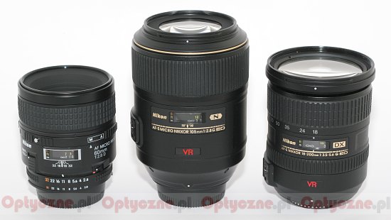 Nikon Nikkor AF Micro 60 mm f/2.8D - Budowa i jakość wykonania Nikon Nikkor AF Micro 60 mm f/2.8D - Budowa i jakość wykonania