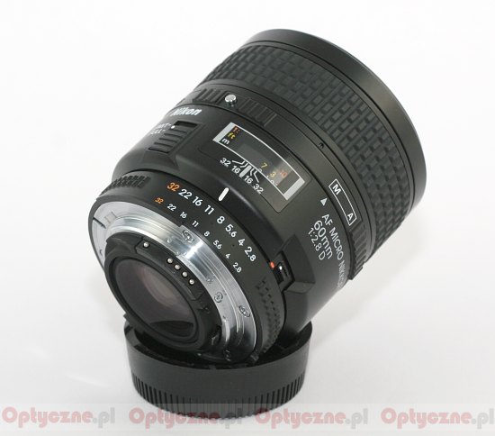 Nikon Nikkor AF Micro 60 mm f/2.8D - Budowa i jakość wykonania Nikon Nikkor AF Micro 60 mm f/2.8D - Budowa i jakość wykonania