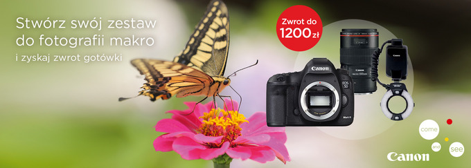 Canon - nowe promocje CashBack
