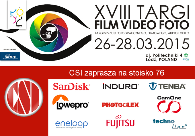 CSI na targach Film Video Foto 2015