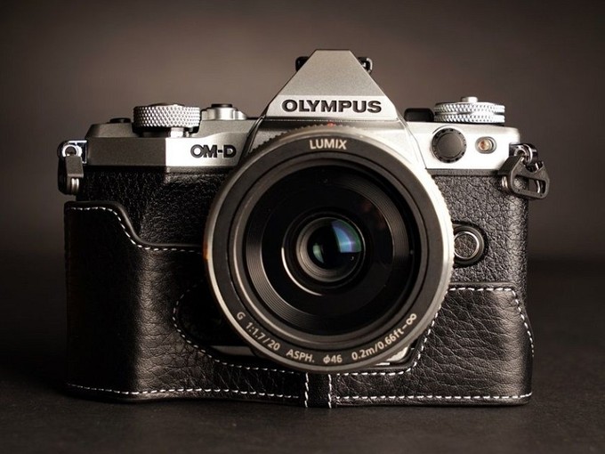 Skrzane etui dla Olympusa OM-D E-M5 Mark II