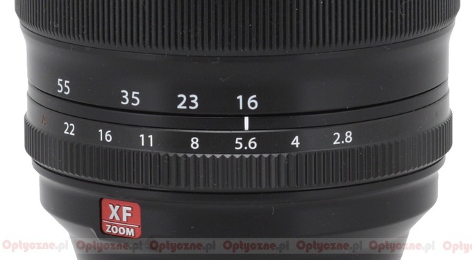 Fujifilm Fujinon XF 16-55 mm f/2.8 R LM WR - Budowa i jako wykonania