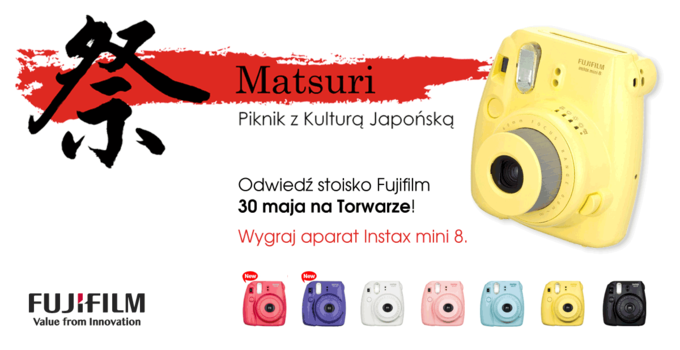 Fujifilm na pikniku z kultur japosk Matsuri w Warszawie
