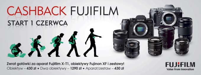 Fujifilm ogasza akcj cashback na aparaty i obiektywy