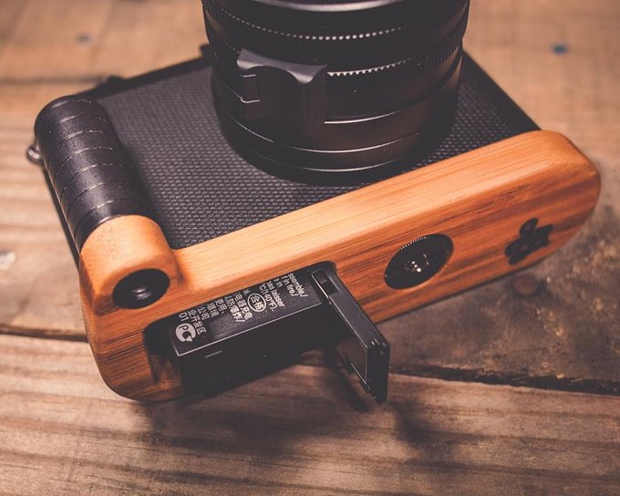 Drewniany grip dla aparatu Leica Q (Typ 116)