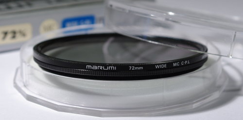 Test filtrw polaryzacyjnych - Marumi Wide MC C-P.L 72 mm