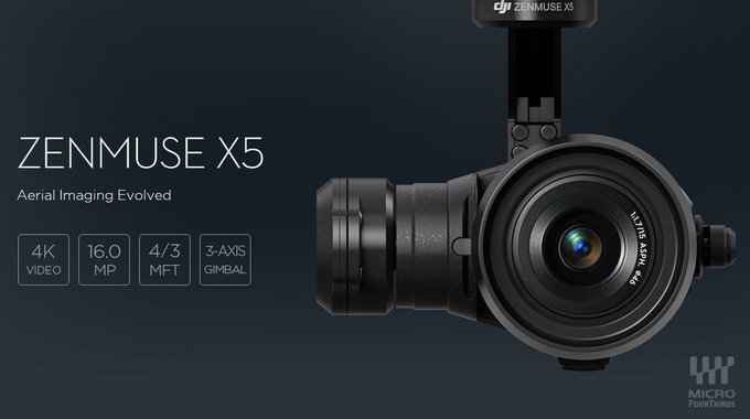 Zenmuse X5 i X5R - nowe kamery 4K od DJI